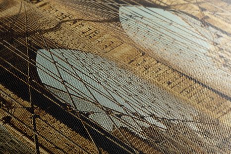 КАРТИНА НА ПЛАТНО – МОСТ МАНХАТЪН В НЮ ЙОРК - ГРАДСКИ КАРТИНИ - КАРТИНИ