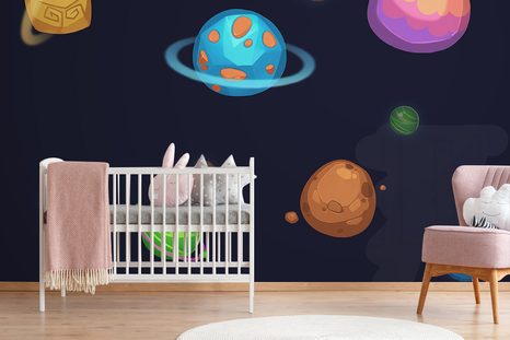SAMOLEPÍCÍ TAPETA KOUZELNÉ PLANETY - SAMOLEPÍCÍ TAPETY - TAPETY