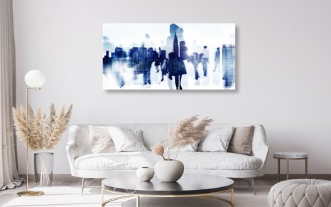 OBRAZ SILUETY PODNIKATELŮ - OBRAZY LIDÍ - OBRAZY