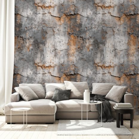 SAMOLEPÍCÍ TAPETA INDUSTRIÁLNÍ BETONOVÁ TEXTURA - TAPETY S IMITACÍ CIHLY, KAMENE A BETONU - TAPETY