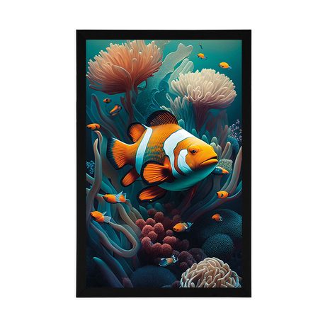 POSZTER SZÜRREÁLIS BOHÓCHAL - TENGERALATTI VILÁG - POSZTEREK