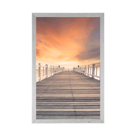 PLAKÁTY STARÉ DŘEVĚNÉ MOLO - PŘÍRODA - PLAKÁTY