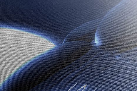 OBRAZ ZEN KAMENY A ÚPLNĚK MĚSÍCE - OBRAZY FENG SHUI - OBRAZY