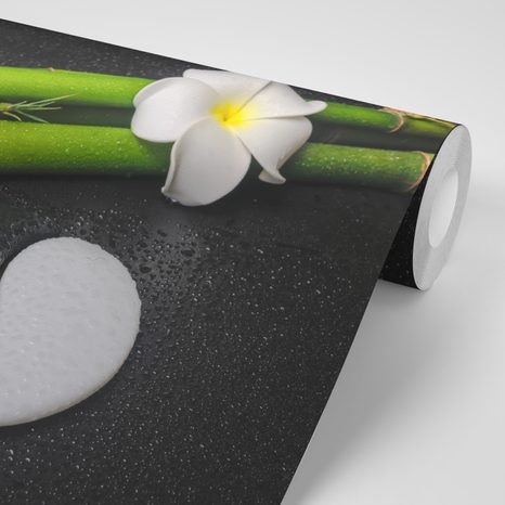 CARTA DA PARATI AUTOADESIVA – NATURA MORTA CON SIMBOLO YIN E YANG - CARTA DA PARATI AUTOADESIVE - CARTA DA PARATI