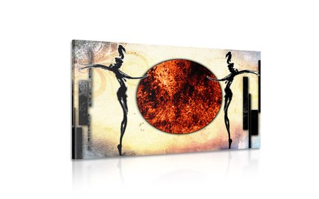 SLIKA AFRIŠKI PLES - ABSTRAKTNE SLIKE - SLIKE