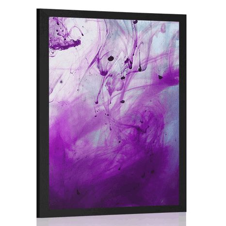 POSTER MAGICAL PURPLE ABSTRACTION - ABSTRACT AND PATTERNED - POSTERS