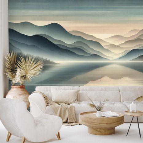 TAPETA MLŽNÉ HORSKÉ PANORAMA - TAPETY HORY - TAPETY