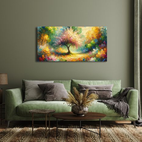 OBRAZ KOUZLO BAREVNÉHO STROMU ŽIVOTA - OBRAZY STROMY ŽIVOTA - OBRAZY
