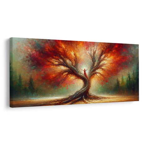 OBRAZ MYSTICKÝ TANEC STROMU ŽIVOTA - OBRAZY STROMY ŽIVOTA - OBRAZY