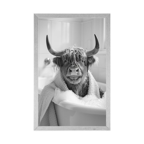 PLAKÁT KRÁVA VE VANĚ - BUVOLY A KRÁVY - PLAKÁTY