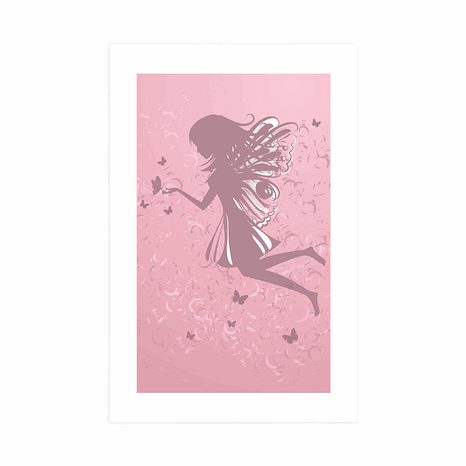 PLAKAT S PASPARTUJEM LJUBEZNIVA VILA - PRAVLJIČNA BITJA - PLAKATI