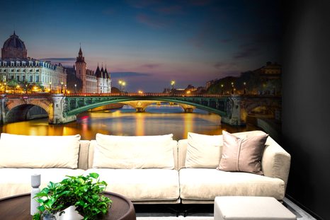 SELBSTKLEBENDE FOTOTAPETE ERSTAUNLICHES PANORAMA VON PARIS - SELBSTKLEBENDE TAPETEN - TAPETEN