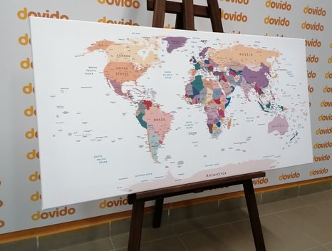 TABLOU HARTA CU DENUMIRI - TABLOURI CU HĂRȚI - TABLOURI