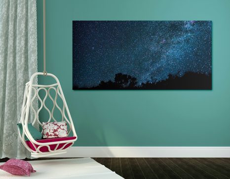 OBRAZ MLÉČNÁ DRÁHA MEZI HVĚZDAMI - OBRAZY VESMÍRU A HVĚZD - OBRAZY