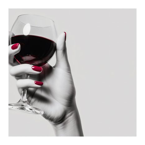 OBRAZ MODERNÍ UMĚNÍ S VÍNEM - OBRAZY JÍDLA A NÁPOJE - OBRAZY