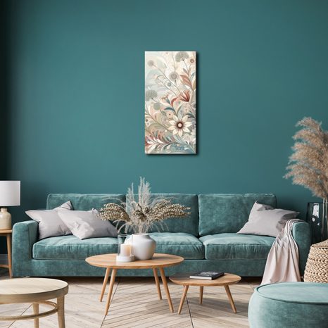 OBRAZ JEMNÉ KVĚTINY V PASTELOVÝCH ODSTÍNECH - OBRAZY KVĚTŮ - OBRAZY