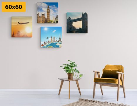 SET DI QUADRI – PER GLI AMANTI DI LONDRA - COLLEZIONI DI QUADRI - STAMPE E QUADRI