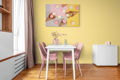 OBRAZ MAKRÓNKY V KORNOUTU - OBRAZY JÍDLA A NÁPOJE - OBRAZY