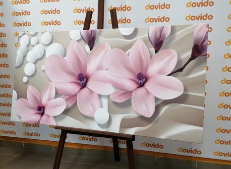 KÉP MAGNÓLIA ABSZTRAKT HÁTTÉRREL - KÉPEK - 🔥 TELJES KIÁRUSÍTÁS