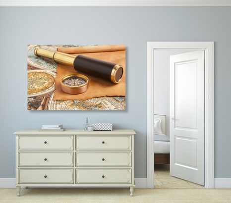 КАРТИНА НА ПЛАТНО – ЗА ПРИКЛЮЧЕНЕЦ - КАРТИНИ НА КАРТИ - КАРТИНИ