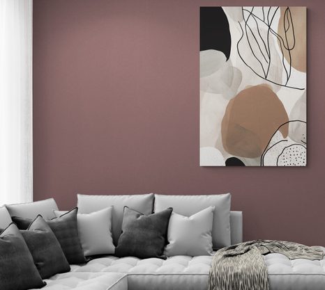 QUADRO SU TELA – FORME ASTRATTE NO5 - QUADRI FORME ASTRATTE - STAMPE E QUADRI