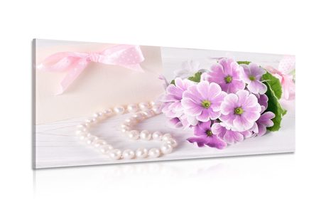 WANDBILD ROMANTISCHES GESCHENKSET - BILDER BLUMEN - BILDER