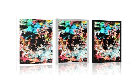 PLAKÁT JEDINEČNÉ GRAFFITI UMĚNÍ - ABSTRAKTNÍ A VZOROVANÉ - PLAKÁTY