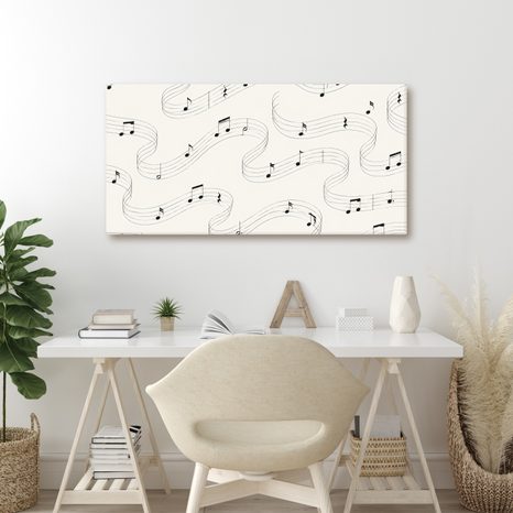 WANDBILD MELODIE IN BEWEGUNG - MUSIKBILDER - BILDER