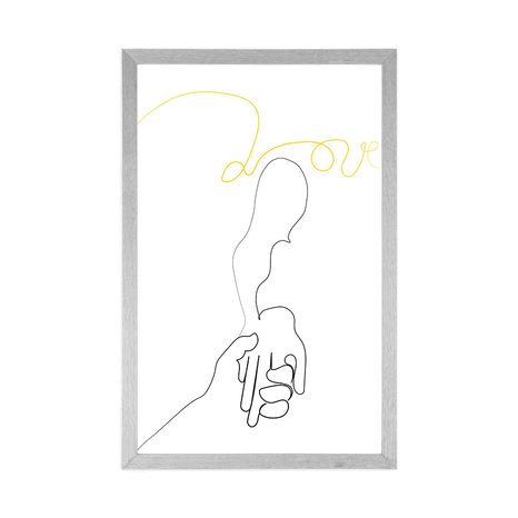 PLAKÁT LÁSKYPLNÝ DOTEK RUKOU - MOTIVY Z NAŠÍ DÍLNY - PLAKÁTY