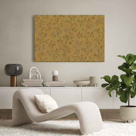 WANDBILD ZARTE ZWEIGE MIT BLÜTEN - BILDER BLUMEN - BILDER