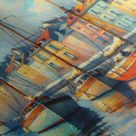 WANDBILD NACHMITTAGSRUHE IM HAFEN - BILDER VON STÄDTEN - BILDER