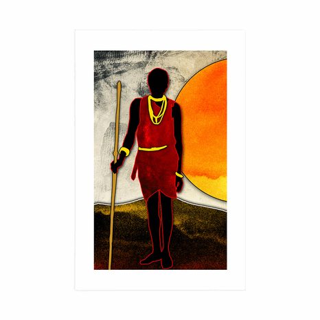 AFFICHE – CHASSEUR AFRICAIN - ABSTRAIT ET À MOTIFS - AFFICHES