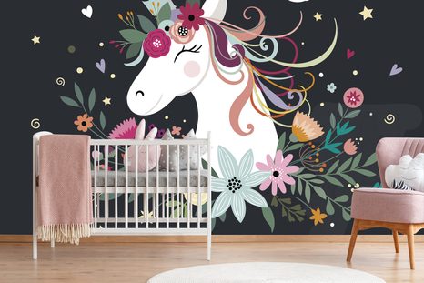 SAMOLEPÍCÍ TAPETA ROZTOMILÝ JEDNOROŽEC - SAMOLEPÍCÍ TAPETY - TAPETY