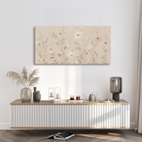 CANVASTAVLA MJUK BLOMSTERKÄNSLA - BLOMTAVLOR - TAVLOR