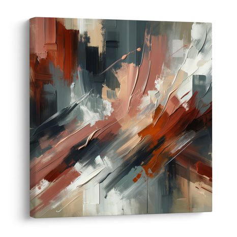 WANDBILD WILDE FARBEN IN BEWEGUNG - WANDBILDER ABSTRAKTE FORMEN - BILDER