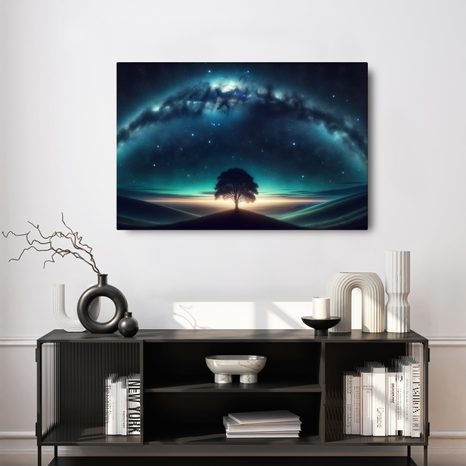 OBRAZ STROM ŽIVOTA POD HVĚZDAMI - OBRAZY STROMY ŽIVOTA - OBRAZY