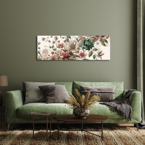 OBRAZ VINTAGE KVĚTINOVÝ MOTIV - OBRAZY KVĚTŮ - OBRAZY