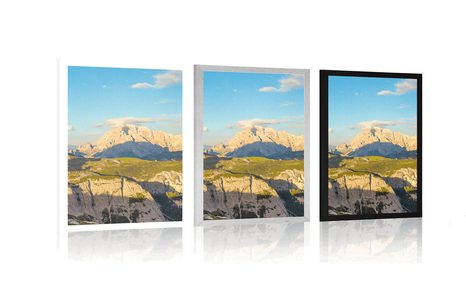 PLAKÁT NÁDHERNÝ VÝHLED Z HOR - PŘÍRODA - PLAKÁTY