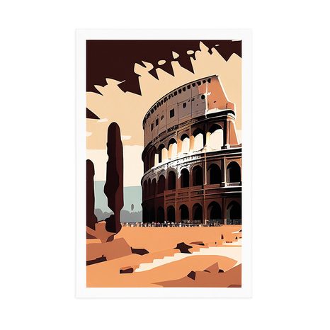 POSTER KOLOSSEUM IN ROM - PARIS - POSTER