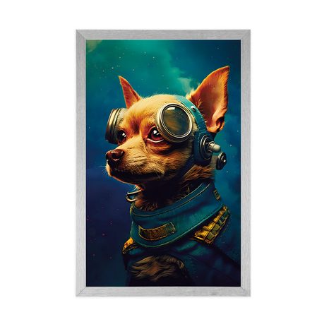 POSTER – CANE BLU-ORO - SIGNORI DEL REGNO ANIMALE - POSTER