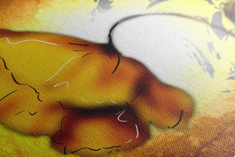 OBRAZ ETNO KVĚT - ABSTRAKTNÍ OBRAZY - OBRAZY