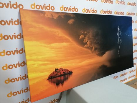 WANDBILD RUHE VOR DEM STURM - BILDER VON NATUR UND LANDSCHAFT - BILDER