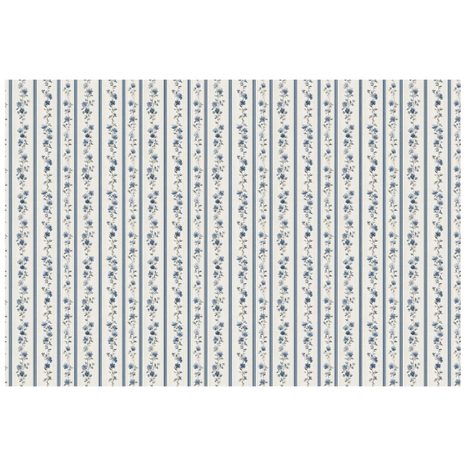 SAMOLEPÍCÍ FOTOTAPETA MODRÉ KVĚTINY NA PRUZÍCH - VZOROVANÉ TAPETY - TAPETY