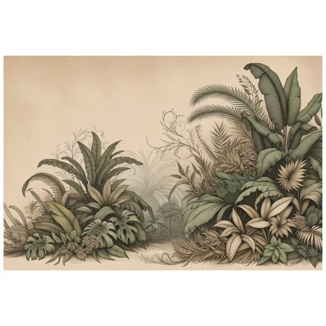 SAMOLEPÍCÍ TAPETA PŘÍRODNÍ TROPICKÁ DŽUNGLE - TAPETY DŽUNGLE - TAPETY