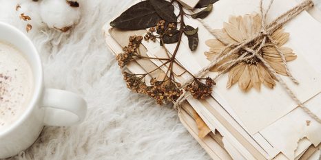 OBRAZ SBÍRKA STARÝCH LISTŮ - VINTAGE A RETRO OBRAZY - OBRAZY