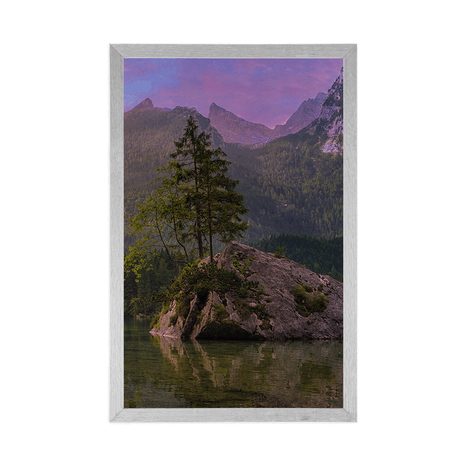 POSTER – VISTA SUL PAESAGGIO MONTANO - NATURA - POSTER