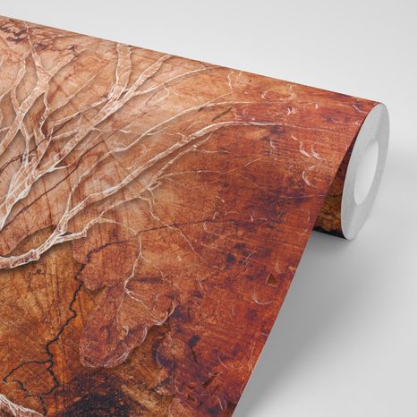 CARTA DA PARATI – CORONA DELL'ALBERO - CARTA DA PARATI NATURA - CARTA DA PARATI