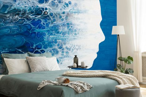 SAMOLEPÍCÍ TAPETA ABSTRAKTNÍ PROFIL ŽENY - SAMOLEPÍCÍ TAPETY - TAPETY