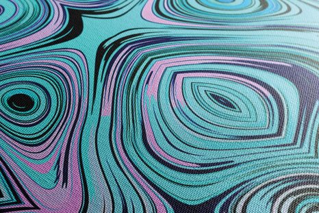 SLIKA USTVARJALNA TURKIZNA UMETNOST - ABSTRAKTNE SLIKE - SLIKE