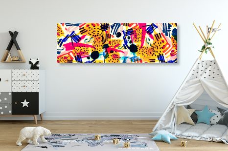 OBRAZ POP ART ABSTRAKCE - POP ART OBRAZY - OBRAZY